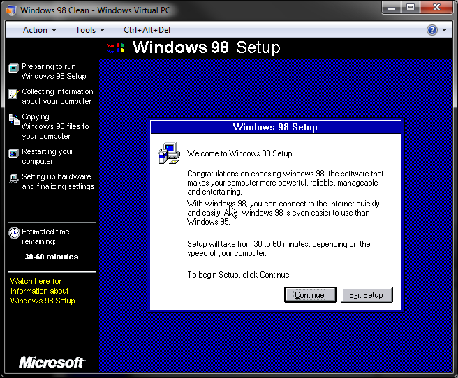 Windows 95 download for virtualbox